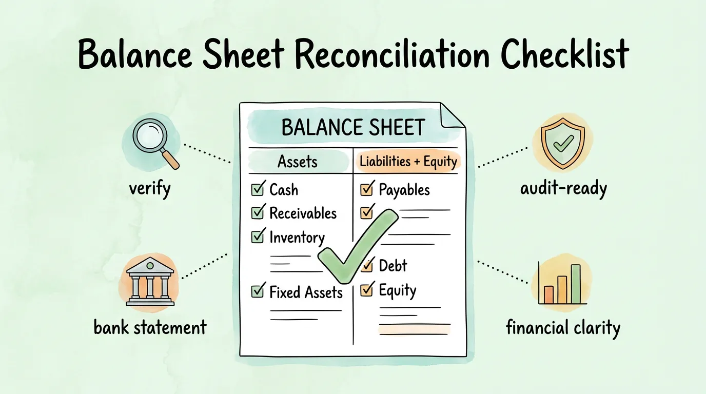 Balance Sheet Reconciliation Checklist: 8 Steps to a Reliable Month-End Close