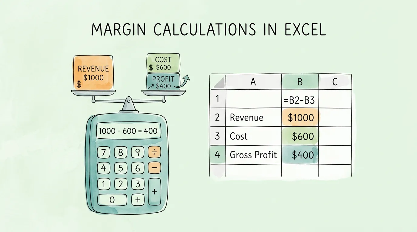 Margin Calculations in Excel: The Practical Guide to Profitability Modeling