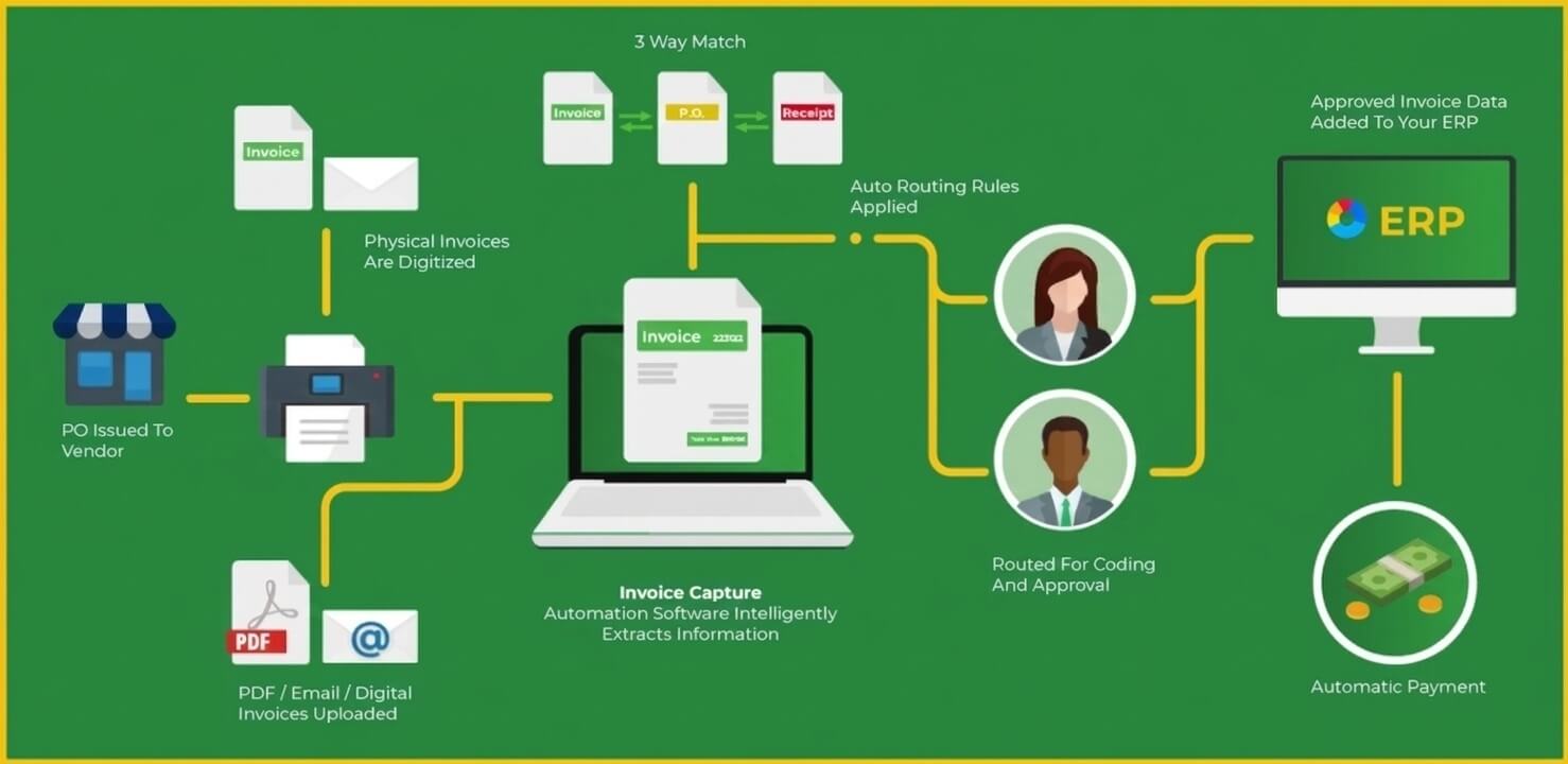 Accounts Payable Automation Diagram
