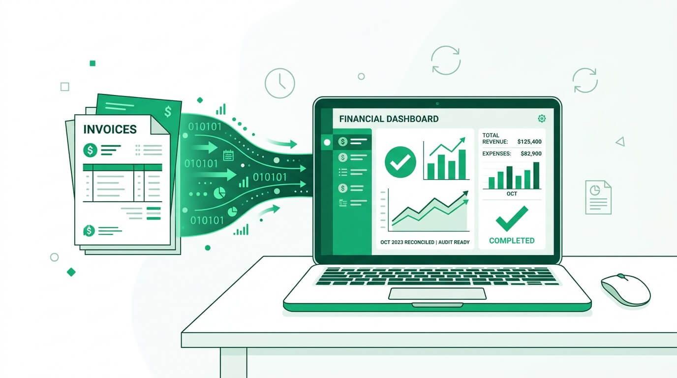 Accounting Process Automation: Invoice to Data Flow
