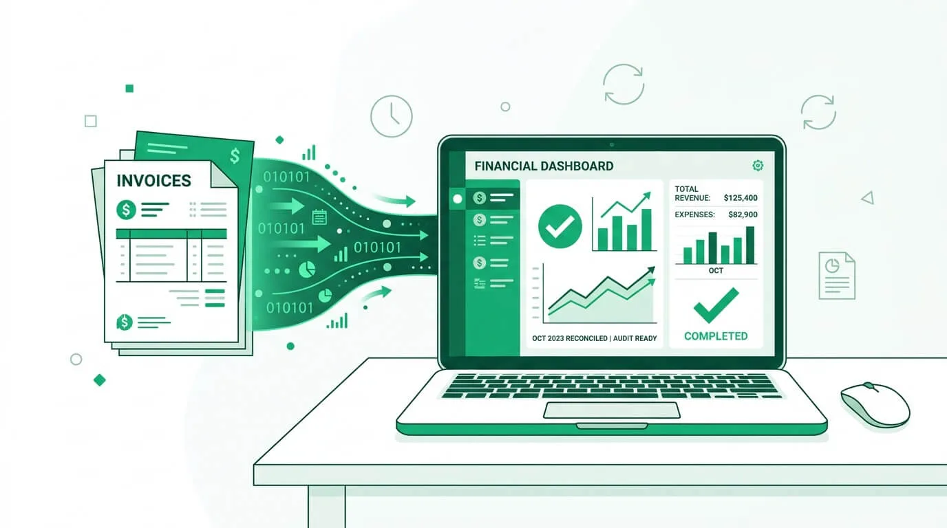 Accounting Process Automation: Invoice to Data Flow