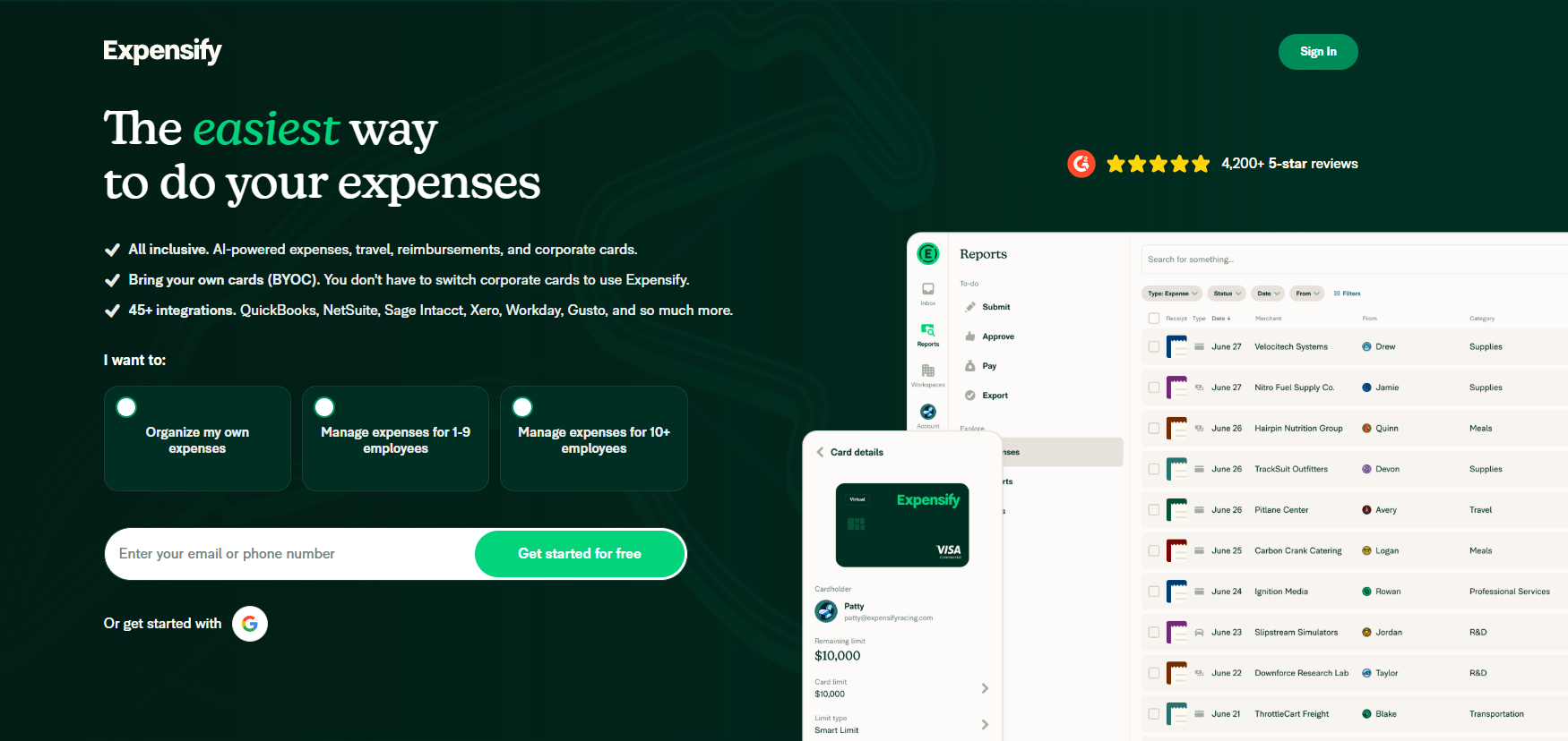 Expensify SmartScan Mobile App