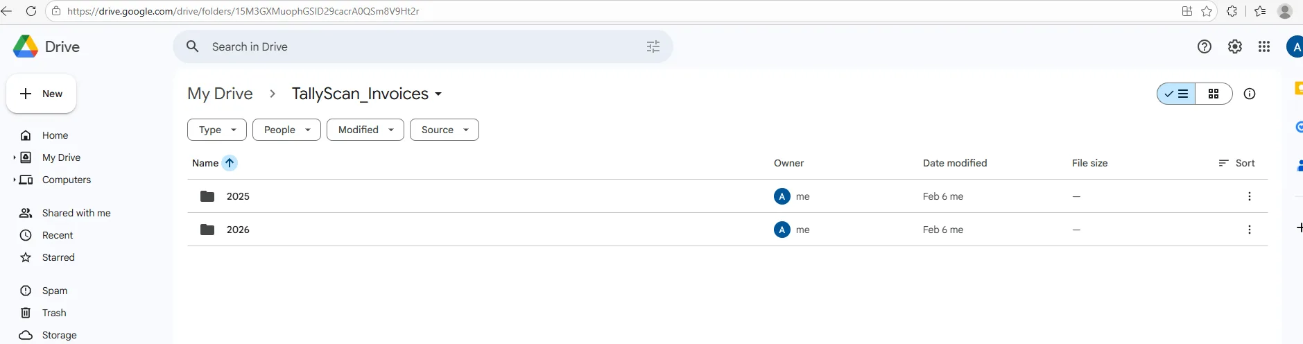 TallyScan Automated Invoice Sync to Google Drive
